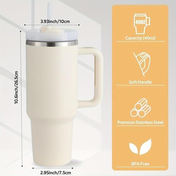 Vacuum Insulated Stainless Steel Tumbler 1200ml