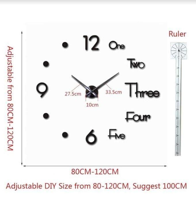 Antique Wall Clock Sticker