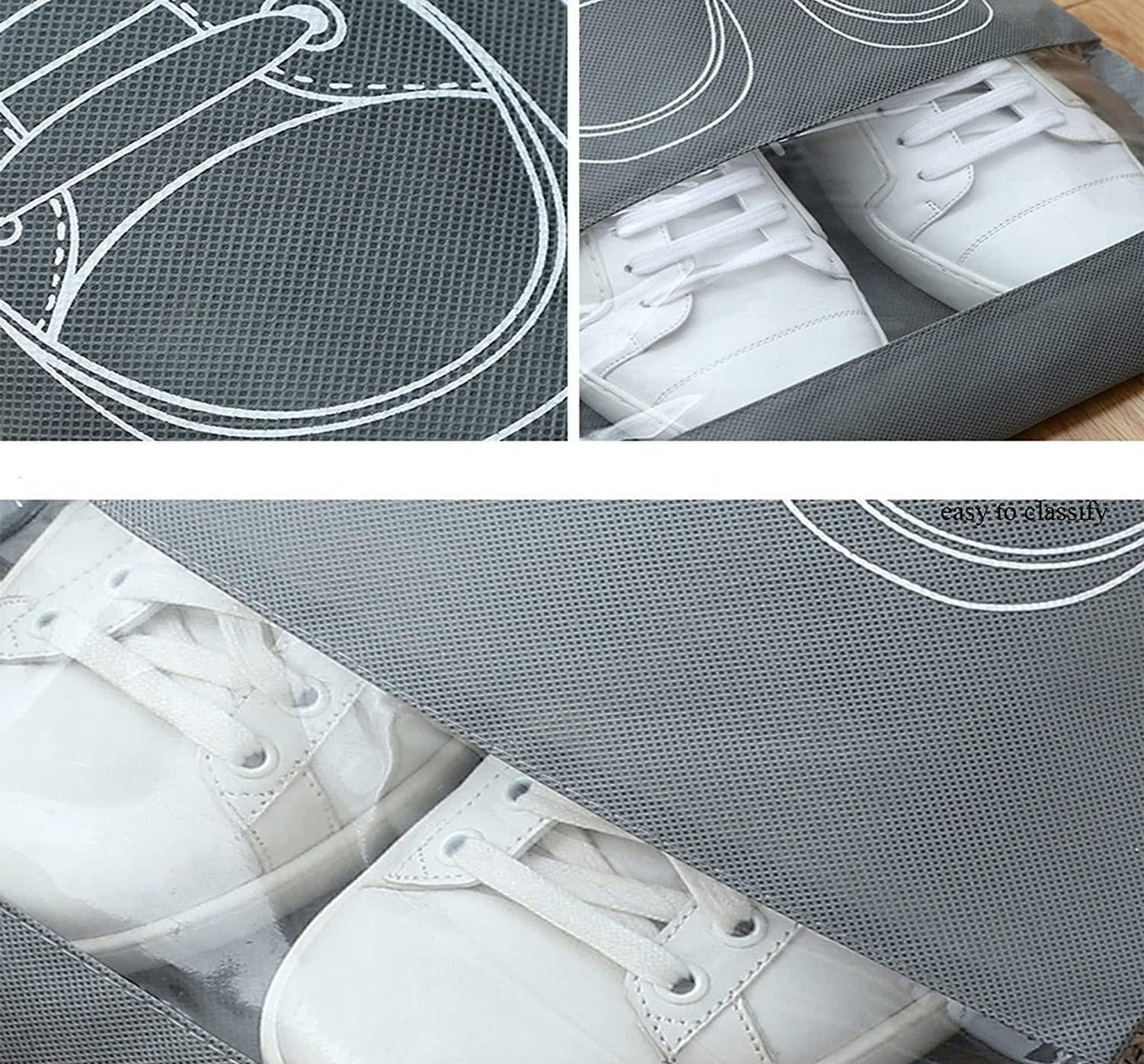 Travel Shoe Bags with Window