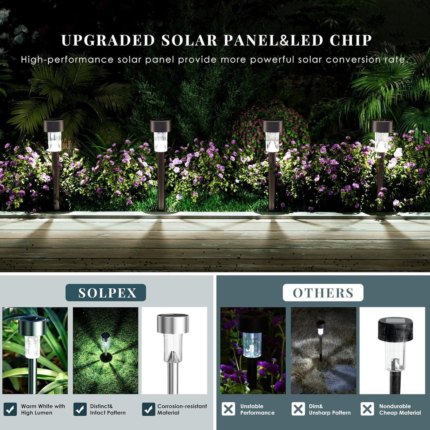 Elegant Solar Pathway Lights