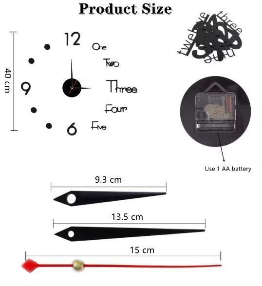Antique Wall Clock Sticker