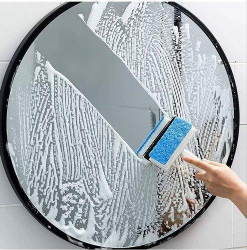 Dual-Action Glass Wiper Brush