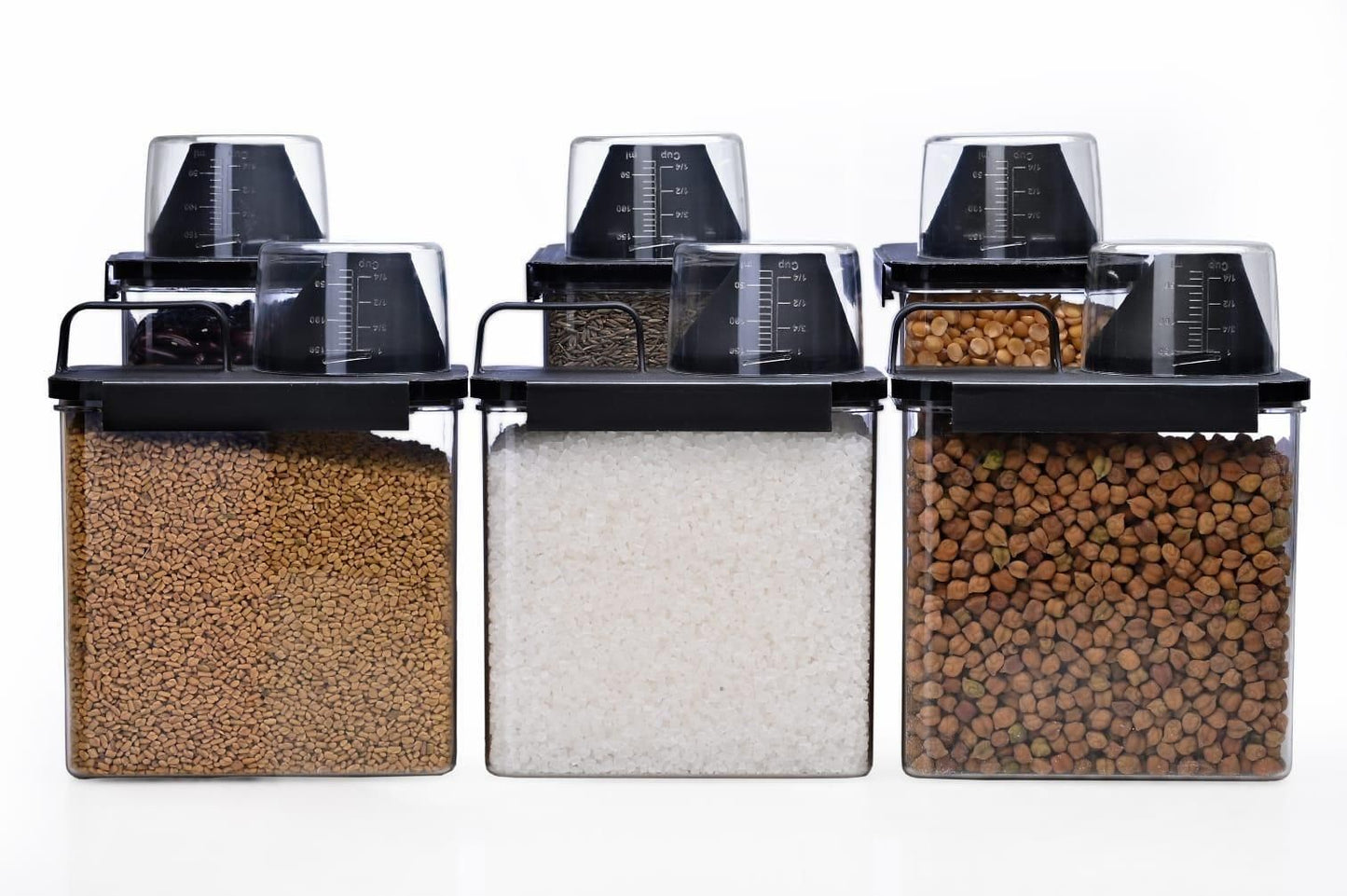 Scale Cap Storage Containers 1100 ml (Pack of 4)