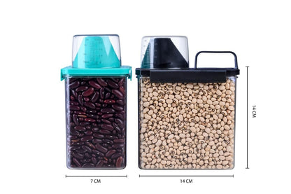 Scale Cap Storage Containers 1100 ml (Pack of 4)