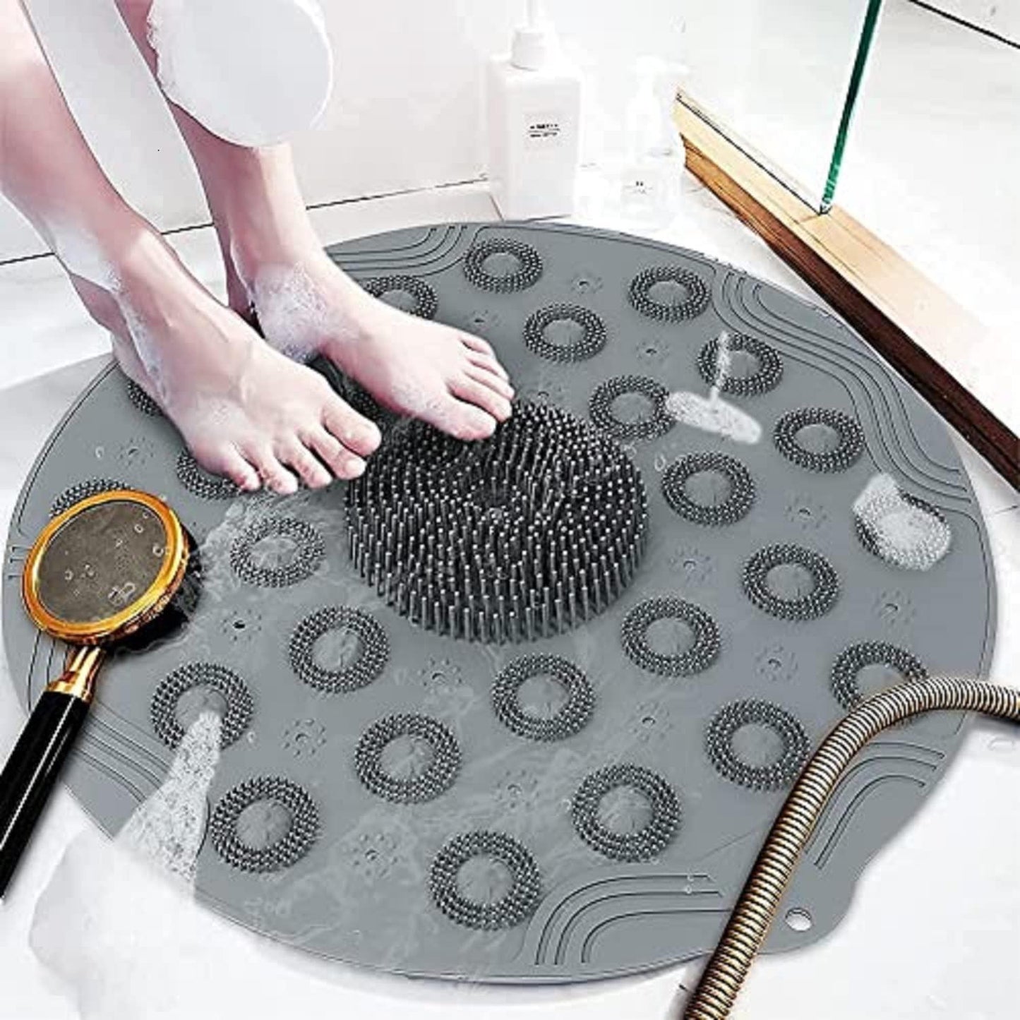 Shower Foot Scrubber Mat