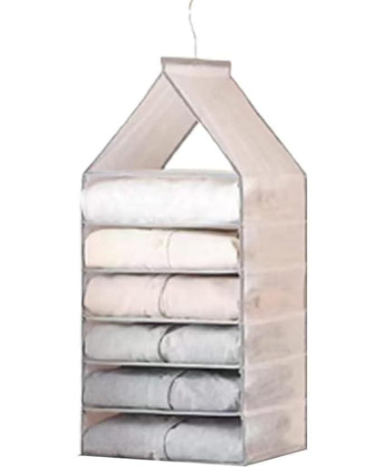 6-Slot Hanging Closet Organizer