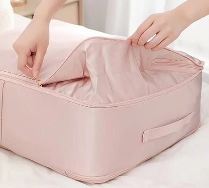 Self Compression Storage Organizer