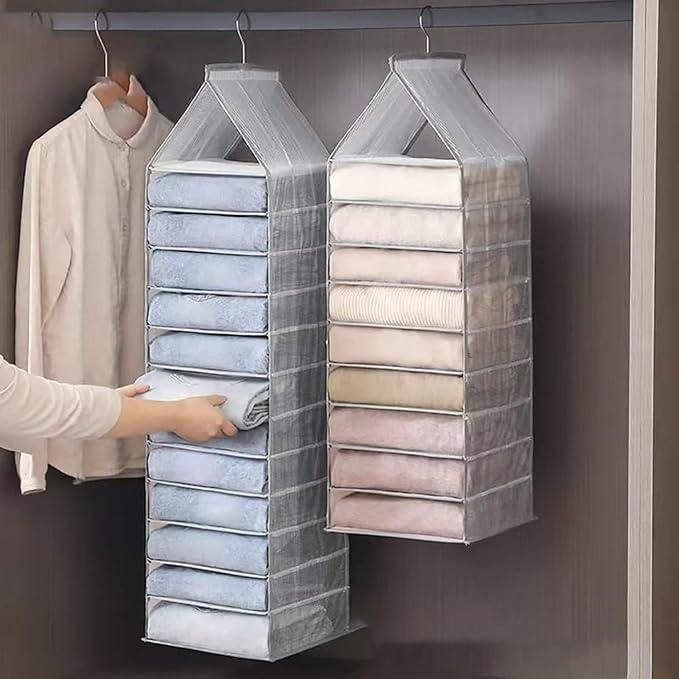 6-Slot Hanging Closet Organizer