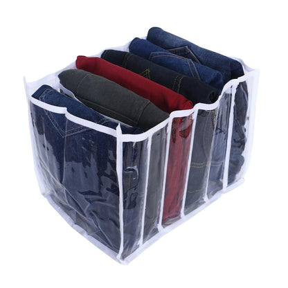 6-Grid Folding Clothes Organizer